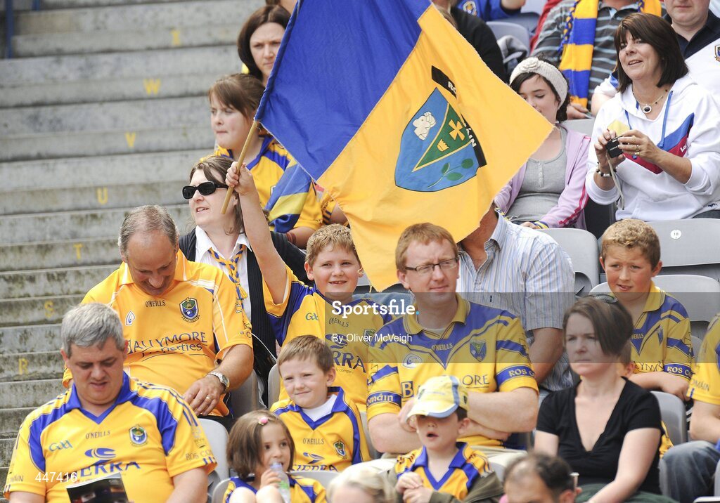 1 August 2010; Roscommon supporters  at the game. Supporters at the GAA Football All-Ireland Senior Championship Quarter-Finals, Croke Park, Dublin. Picture credit: Oliver McVeigh / SPORTSFILE