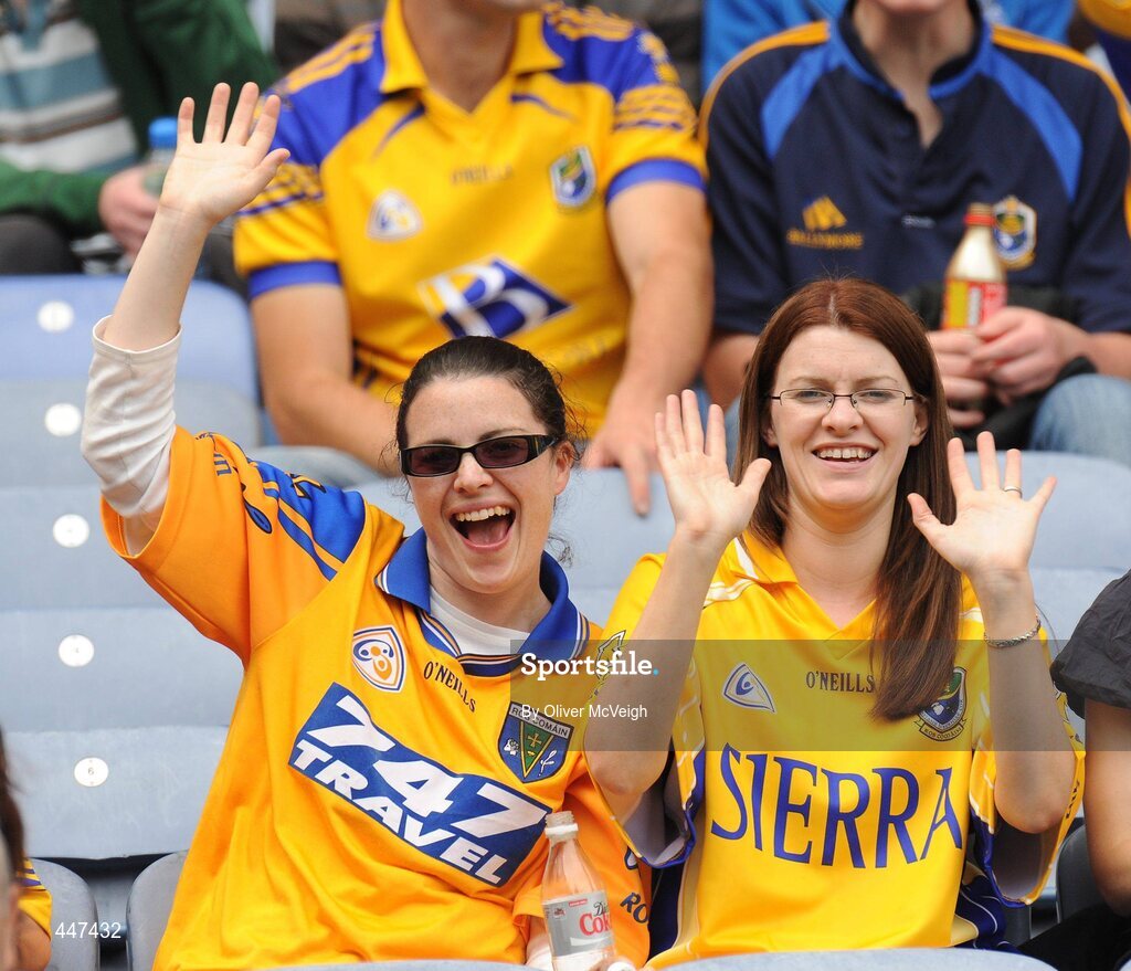 1 August 2010; Roscommon supporters at the game. Supporters at the GAA Football All-Ireland Senior Championship Quarter-Finals, Croke Park, Dublin. Picture credit: Oliver McVeigh / SPORTSFILE