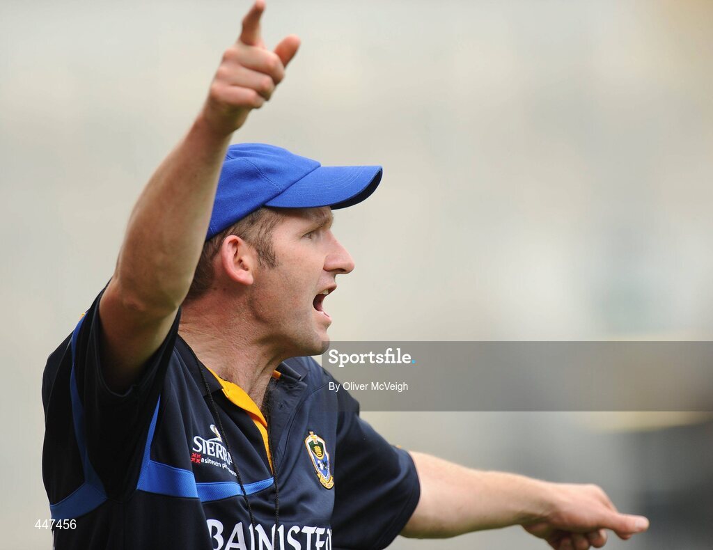 1 August 2010; Roscommon manager Fergal O'Donnell reacts to a decision on the sideline. GAA Football All-Ireland Senior Championship Quarter-Final, Roscommon v Cork, Croke Park, Dublin. Picture credit: Oliver McVeigh / SPORTSFILE