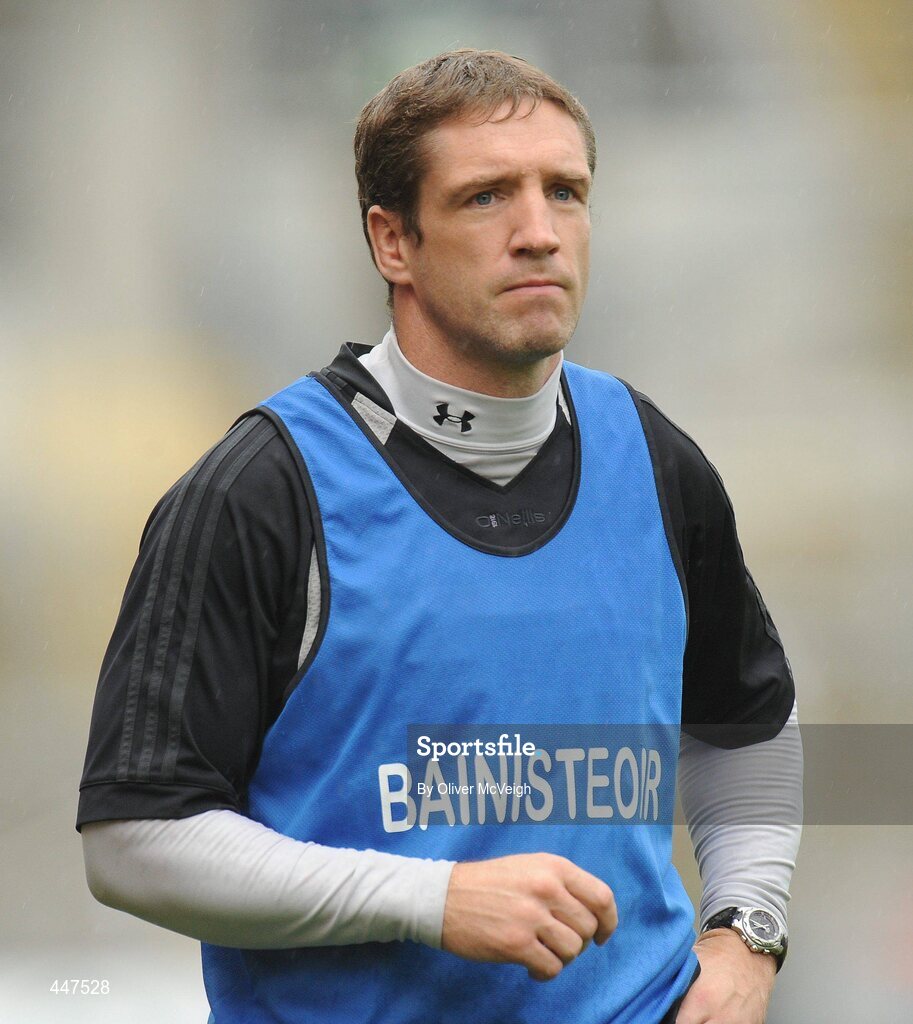 1 August 2010; Kildare manager Kieran McGeeney reacts in the closing minutes of the game. GAA Football All-Ireland Senior Championship Quarter-Final, Meath v Kildare, Croke Park, Dublin. Picture credit: Oliver McVeigh / SPORTSFILE