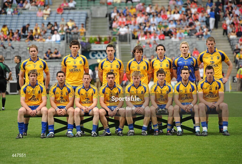 1 August 2010; The Roscommon team. GAA Football All-Ireland Senior Championship Quarter-Final, Roscommon v Cork, Croke Park, Dublin. Picture credit: David Maher / SPORTSFILE