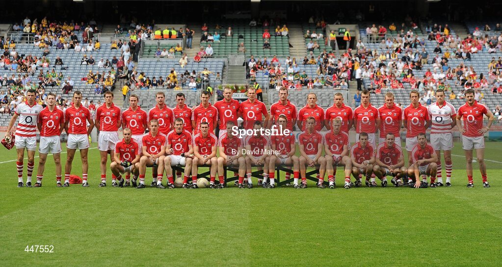 1 August 2010; The Cork squad. GAA Football All-Ireland Senior Championship Quarter-Final, Roscommon v Cork, Croke Park, Dublin. Picture credit: David Maher / SPORTSFILE