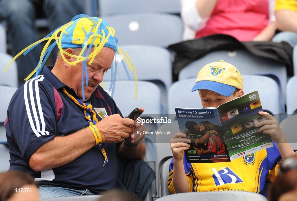 1 August 2010; Roscommon fans at the game. Supporters at the GAA Football All-Ireland Senior Championship Quarter-Finals, Croke Park, Dublin. Picture credit: Oliver McVeigh / SPORTSFILE