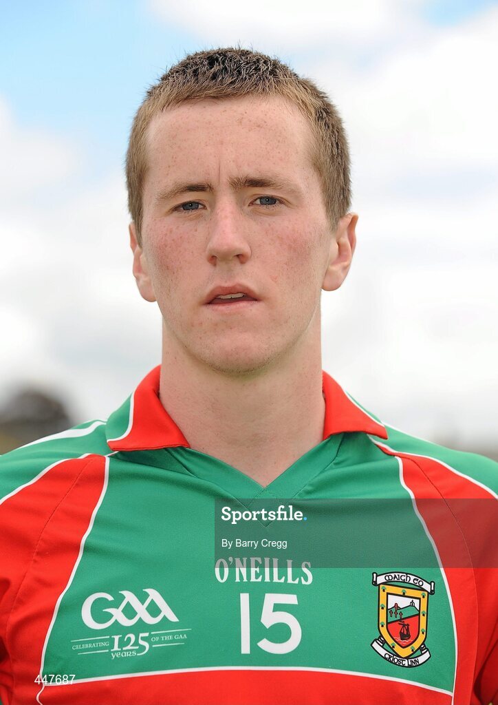 31 July 2010; Cillian O' Connor, Mayo captain. ESB GAA Football All-Ireland Minor Championship Quarter-Final, Mayo v Offaly, Dr. Hyde Park, Roscommon. Picture credit: Barry Cregg / SPORTSFILE
