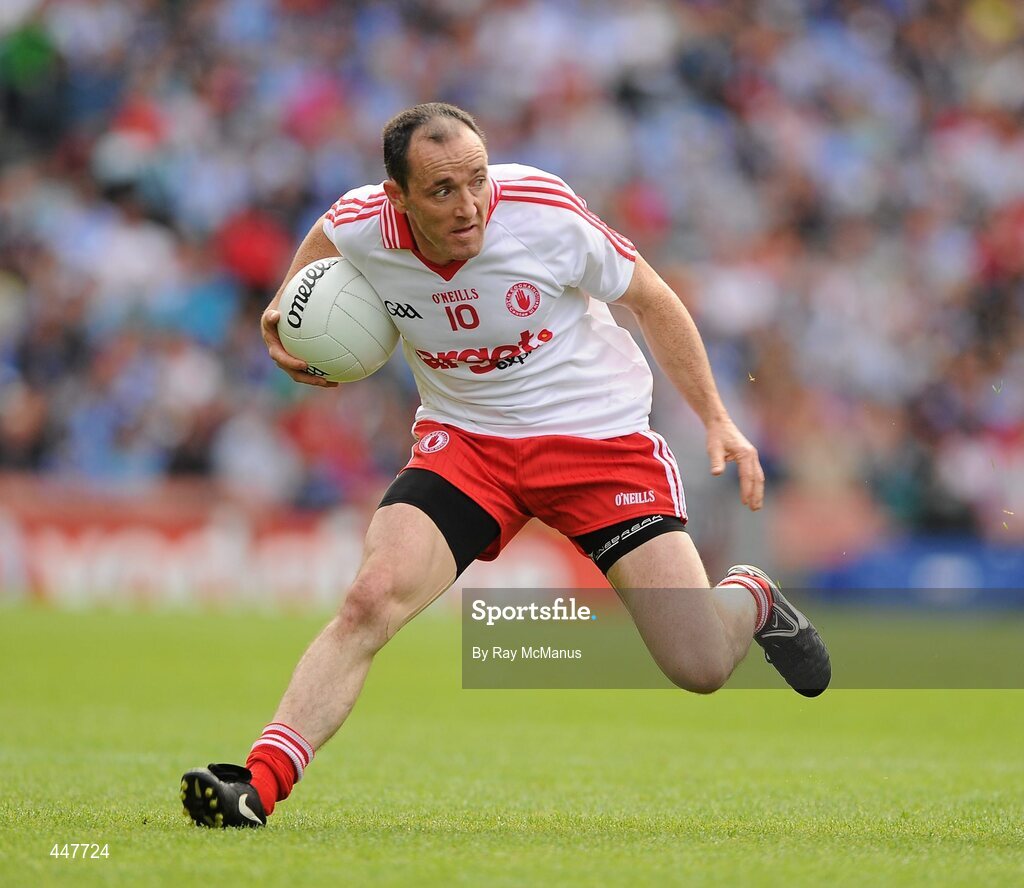 31 July 2010; Brian Dooher, Tyrone. GAA Football All-Ireland Senior Championship Quarter-Final, Tyrone v Dublin, Croke Park, Dublin. Picture credit: Ray McManus / SPORTSFILE