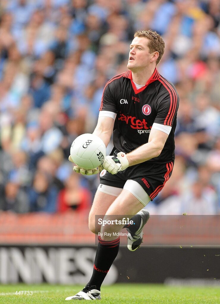 31 July 2010; Pascal McConnell, Tyrone. GAA Football All-Ireland Senior Championship Quarter-Final, Tyrone v Dublin, Croke Park, Dublin. Picture credit: Ray McManus / SPORTSFILE