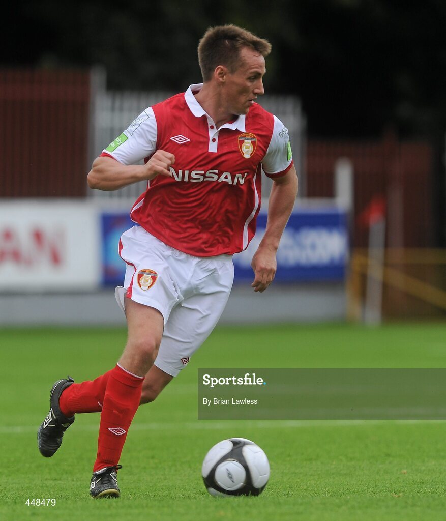 25 July 2010; Gareth O'Connor, St Patrick's Athletic. Airtricity League Premier Division, St Patrick's Athletic v Sporting Fingal, Richmond Park, Dublin. Picture credit: Brian Lawless / SPORTSFILE