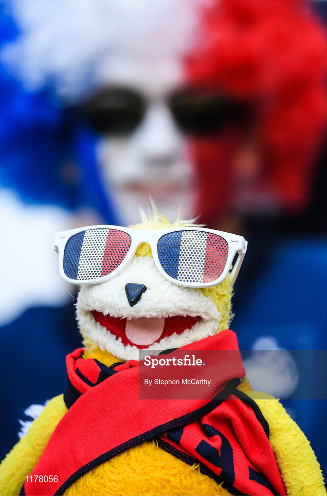 26 June 2016; French supporters ahead of the UEFA Euro 2016 Round of 16 match between France and Republic of Ireland at Stade des Lumieres in Lyon, France. Photo by Stephen McCarthy/Sportsfile