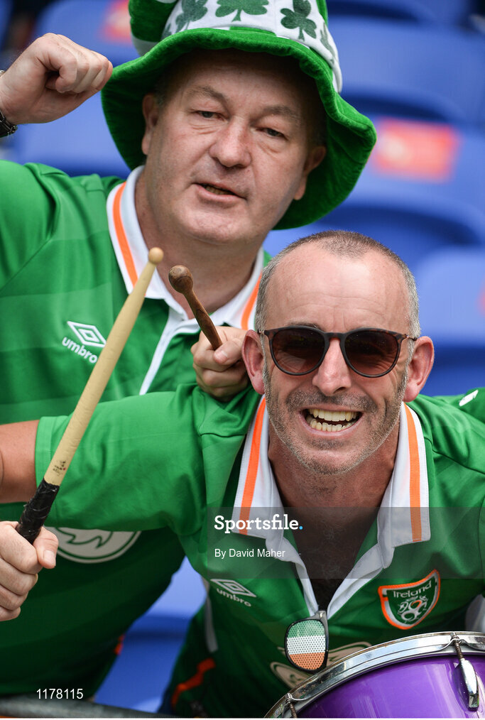 26 June 2016; Republic of Ireland supporters ahead of the UEFA Euro 2016 Round of 16 match between France and Republic of Ireland at Stade des Lumieres in Lyon, France. Photo by David Maher/Sportsfile