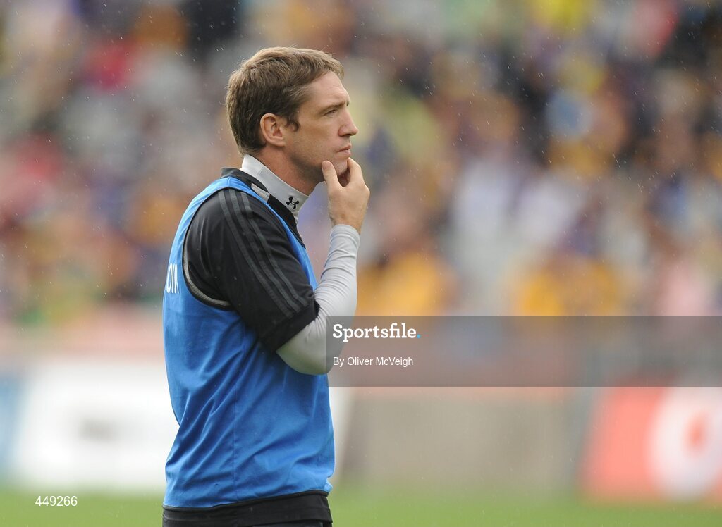 1 August 2010; Kildare manager Kieran McGeeney. GAA Football All-Ireland Senior Championship Quarter-Final, Meath v Kildare, Croke Park, Dublin. Picture credit: Oliver McVeigh / SPORTSFILE