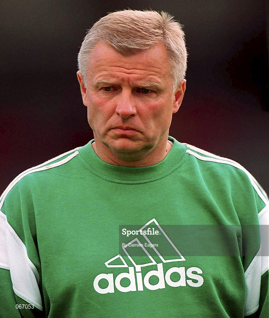 11 July 2001; FC Levadia Maardu head coach Valeri Bondarenko during the UEFA Champions League First Qualifying Round First Leg match between Bohemians and FC Levadia Maardu at Dalymount Park in Dublin. Photo by Damien Eagers/Sportsfile