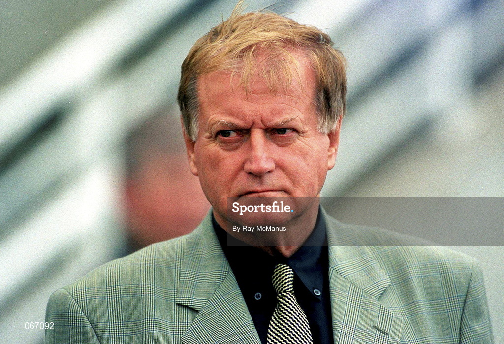 29 June 2001; Athletics official and agent Andy Norman during the Dublin International Athletics meet at Morton Stadium in Santry, Dublin. Photo by Ray McManus/Sportsfile