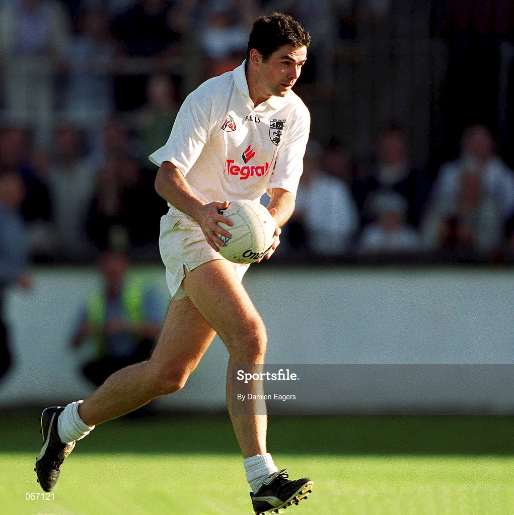 30 June 2001; Martin Lynch of Kildare during the Bank of Ireland All-Ireland Senior Football Championship Qualifier Round 2 match between Kildare and Donegal at St Conleth's Park in Newbridge, Kildare. Photo by Damien Eagers/Sportsfile