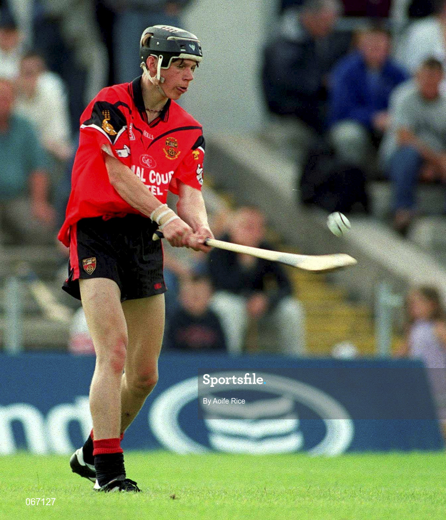 1 July 2001; Paul Branniff of Down during the Guinness Ulster Senior Hurling Championship Semi-Final match between Antrim and Down at Casement Park in Belfast. Photo by Aoife Rice/Sportsfile