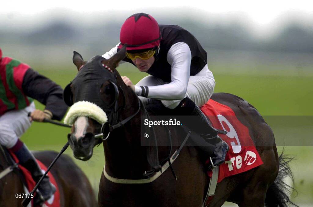 30 June 2001; Diamond Trim with Pat Smullen up goes on to win The Easy way bet Handicap, Curragh, Co. Kildare. Horse Racing. Picture credit; Damien Eagers / SPORTSFILE *EDI*