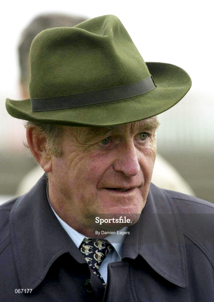 30 June 2001; Trainer Kevin Prendergast at the Curragh Racecourse in Kildare. Photo by Damien Eagers/Sportsfile