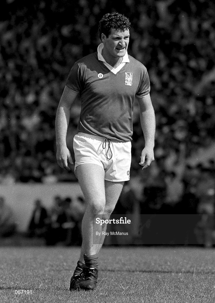 26 July 1987; Colman Corrigan of Cork during the Munster Senior Football Championship Final between Cork and Kerry at Páirc Ui Chaoimh in Cork. Photo by Ray McManus/Sportsfile