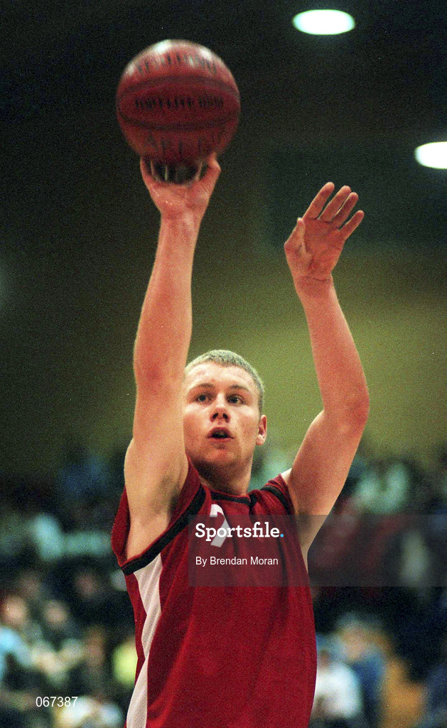 24 January 1998; Neil Conroy of Tolka Rovers during the Sprite Men's Senior National Cup Semi-Final between Neptune and Tolka Rovers at the National Basketball Arena in Tallaght, Dublin. Photo by Brendan Moran/Sportsfile