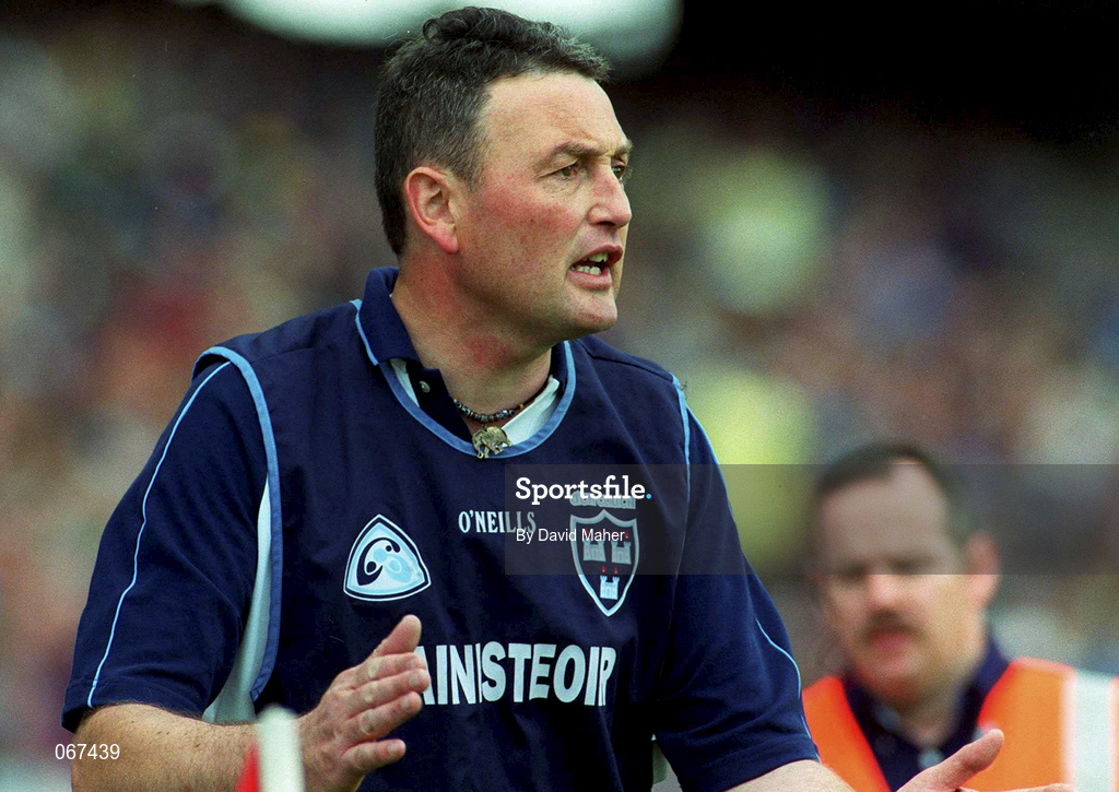 15 July 2001; Dublin manager Paddy Canning during the Leinster Minor Football Championship Final match between Dublin and Offaly in Croke Park, Dublin. Photo by David Maher/Sportsfile