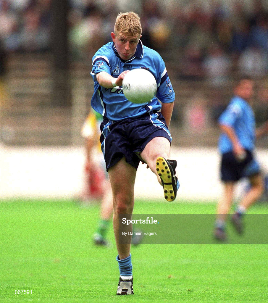 15 July 2001; Martin Whelan of Dublin during the Leinster Minor Football Championship Final match between Dublin and Offaly in Croke Park, Dublin. Photo by Damien Eagers/Sportsfile