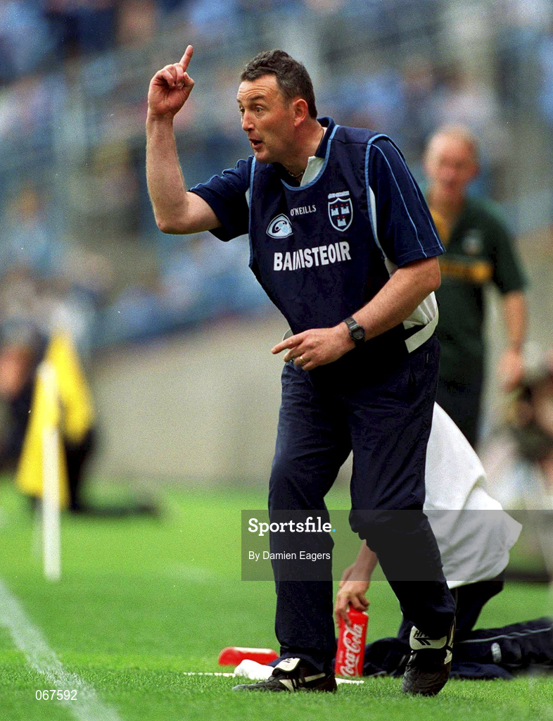 15 July 2001; Dublin manager Paddy Canning during the Leinster Minor Football Championship Final match between Dublin and Offaly in Croke Park, Dublin. Photo by Damien Eagers/Sportsfile