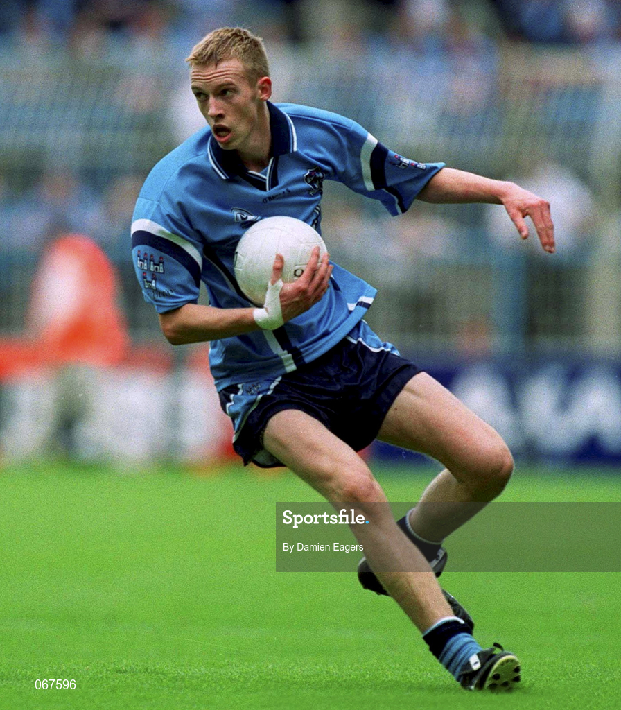 15 July 2001; Padraig Brennan of Dublin during the Leinster Minor Football Championship Final match between Dublin and Offaly in Croke Park, Dublin. Photo by Damien Eagers/Sportsfile