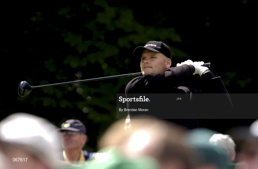 30 June 2001; Soren Kjeldsen of Denmark during Day Three of the Murphy's Irish Open Golf Championship at Fota Island Golf Club in Fota Island, Cork. Photo by Brendan Moran/Sportsfile