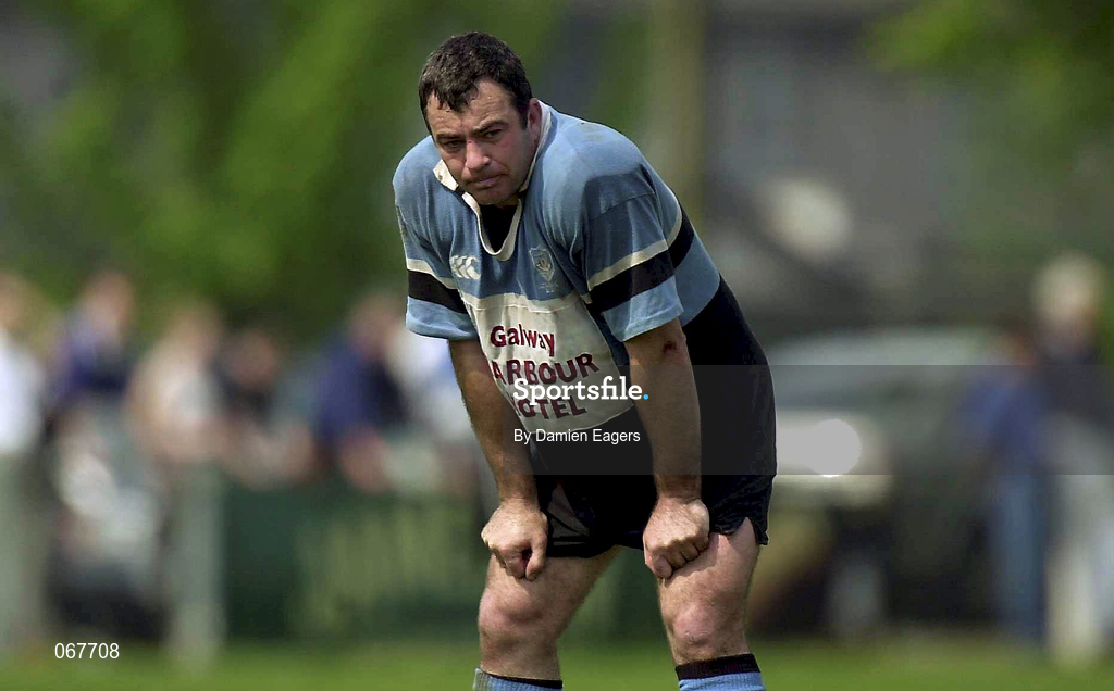 12 May 2001; Paul Cleary of Galwegians during the AIB All-Ireland League Division 1 match between Galwegians and Buccaneers at Crowley Park in Galway. Photo by Damien Eagers/Sportsfile
