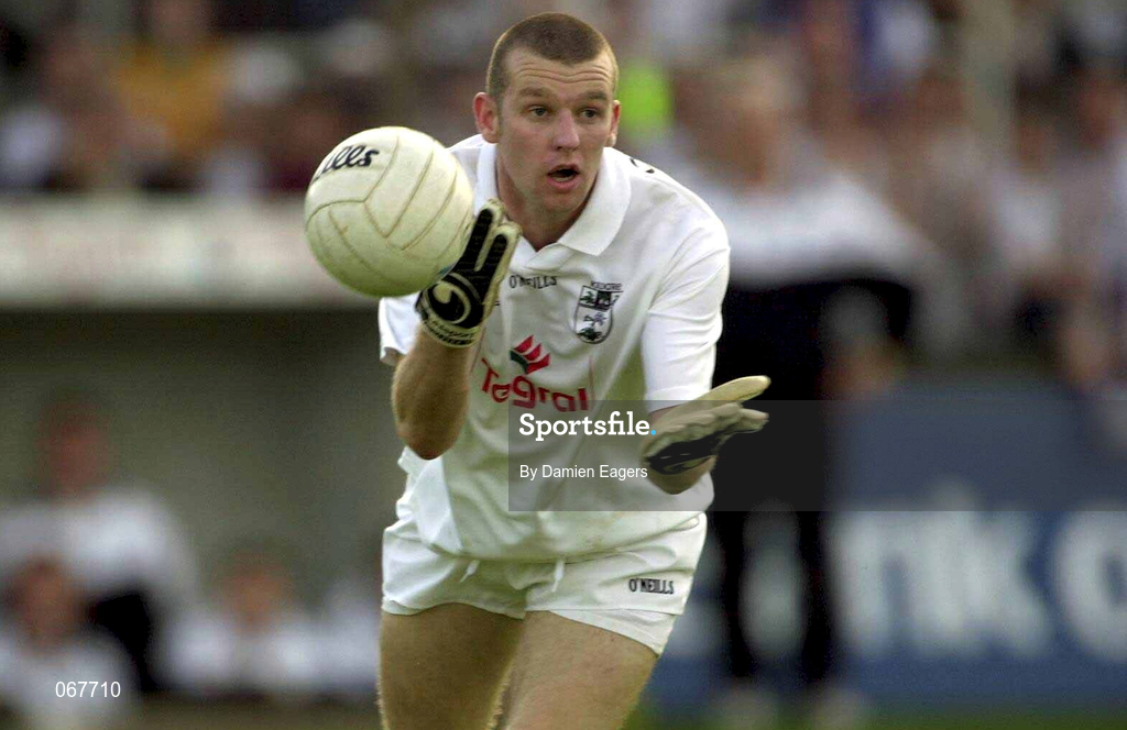 30 June 2001; Ronan Sweeney of Kildare during the Bank of Ireland All-Ireland Senior Football Championship Qualifier Round 2 match between Kildare and Donegal at St Conleth's Park in Newbridge, Kildare. Photo by Damien Eagers/Sportsfile
