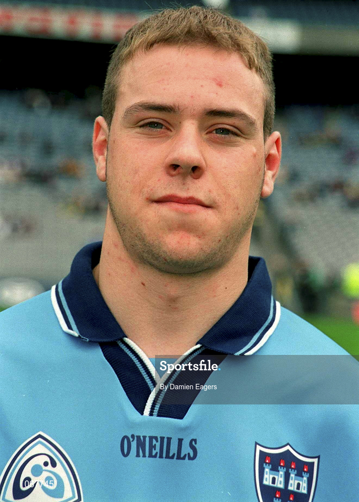 15 July 2001; Barry Lyons of Dublin prior to the Leinster Minor Football Championship Final match between Dublin and Offaly in Croke Park, Dublin. Photo by Damien Eagers/Sportsfile