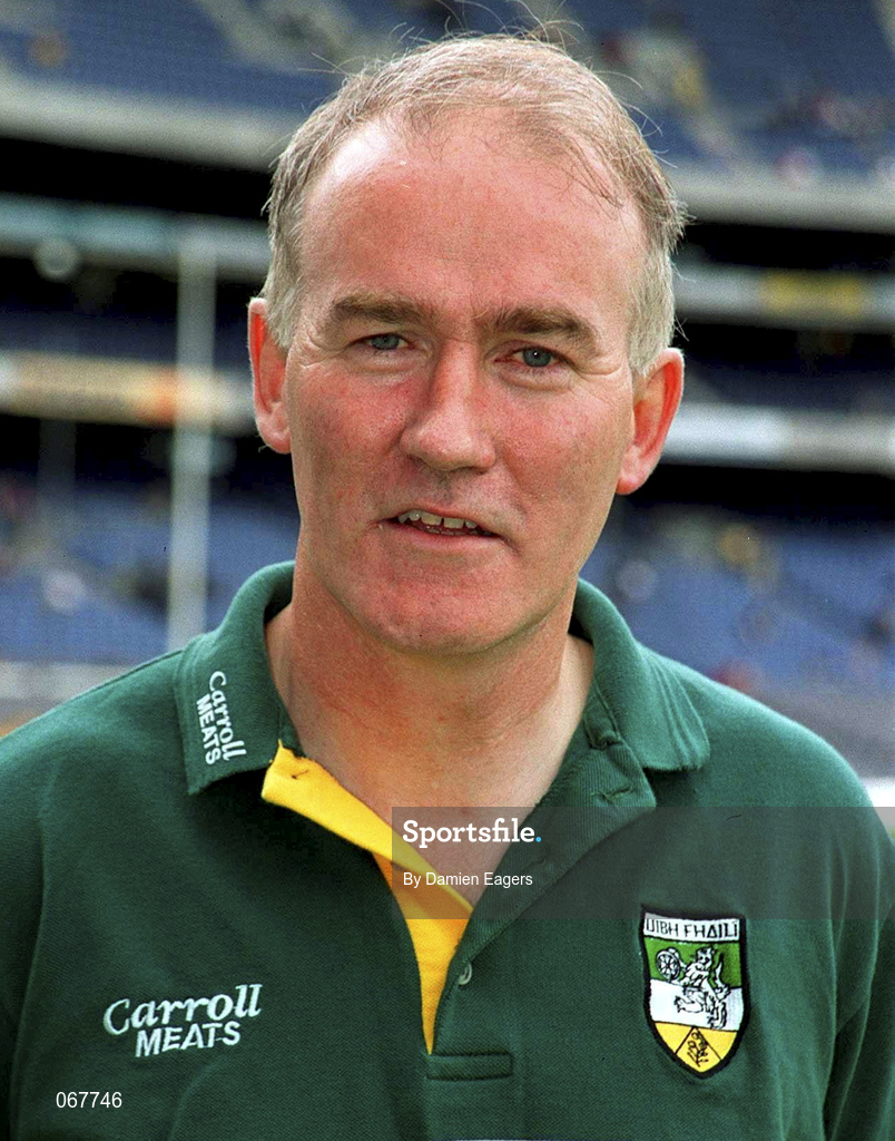 15 July 2001; Offaly manager Declan McGovern prior to the Leinster Minor Football Championship Final match between Dublin and Offaly in Croke Park, Dublin. Photo by Damien Eagers/Sportsfile