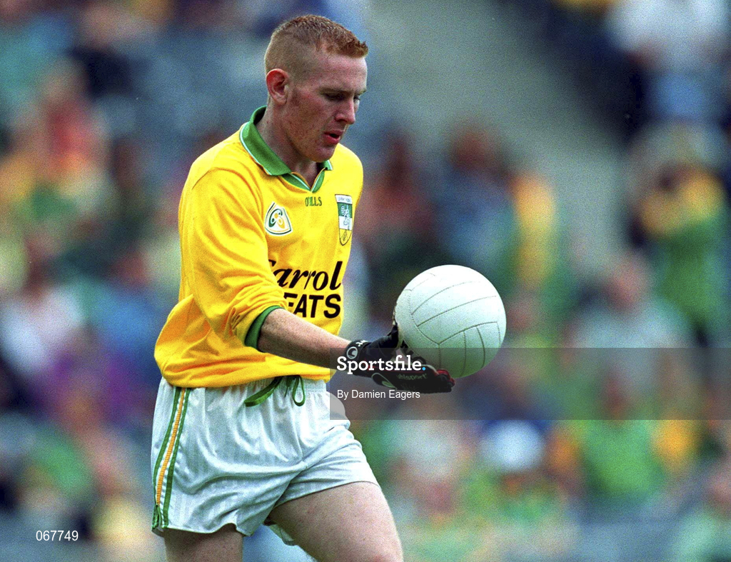 15 July 2001; Mark Kavanagh of Offaly during the Leinster Minor Football Championship Final match between Dublin and Offaly in Croke Park, Dublin. Photo by Damien Eagers/Sportsfile
