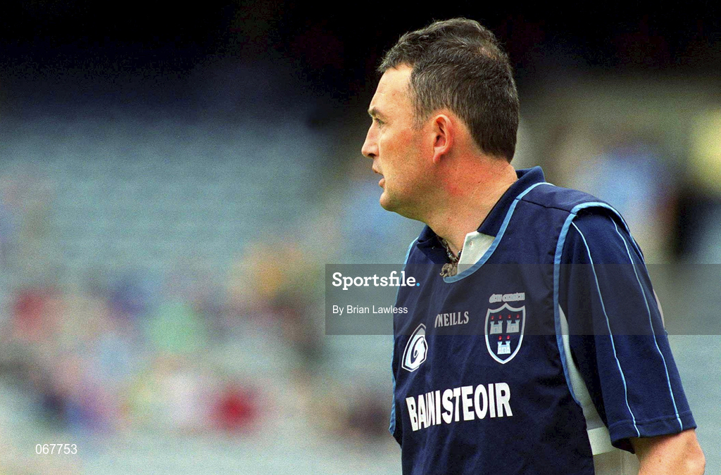 15 July 2001; Dublin manager Paddy Canning during the Leinster Minor Football Championship Final match between Dublin and Offaly in Croke Park, Dublin. Photo by Brian Lawless/Sportsfile