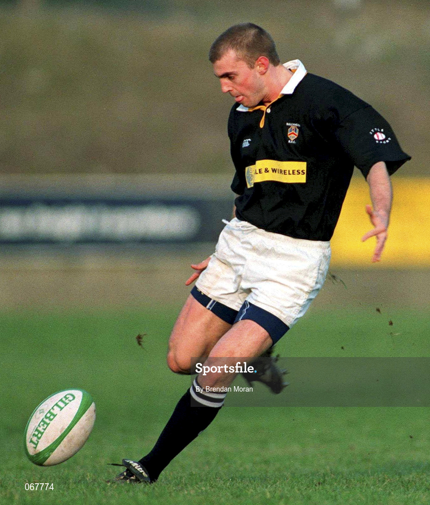 31 January 1998; Andy Park of Ballymena during the All-Ireland League Division 1 match between Shannon RFC and Ballymena RFC at Thomond Park in Limerick. Photo by Brendan Moran/Sportsfile