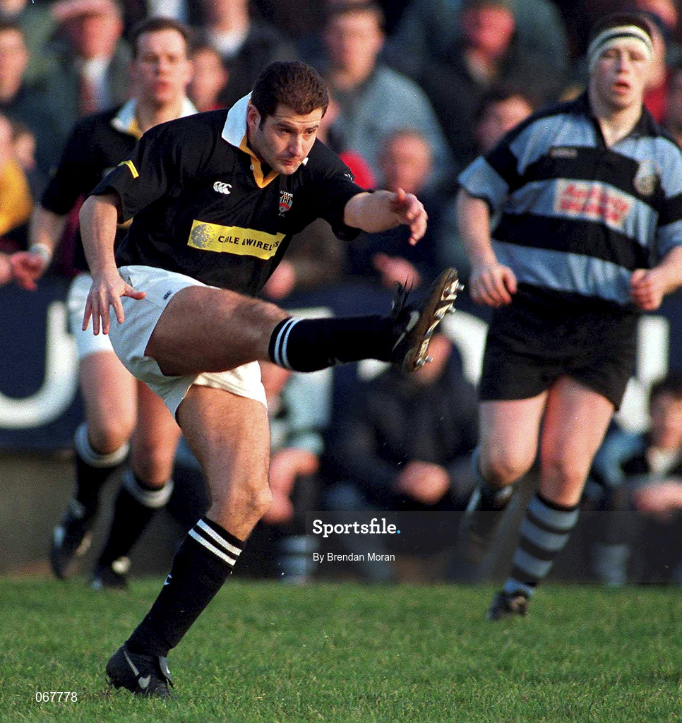 31 January 1998; Derek McAleese of Ballymena during the All-Ireland League Division 1 match between Shannon RFC and Ballymena RFC at Thomond Park in Limerick. Photo by Brendan Moran/Sportsfile