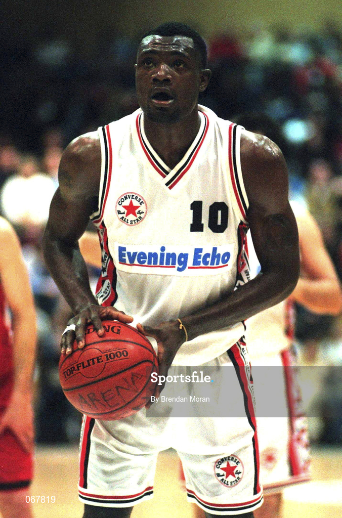24 January 1998; Harold Joiner of Neptune during the Sprite Men's Senior National Cup Semi-Final between Neptune and Tolka Rovers at the National Basketball Arena in Tallaght, Dublin. Photo by Brendan Moran/Sportsfile