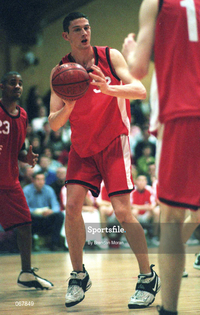 24 January 1998; Neil Maguire of Tolka Rovers during the Sprite Men's Senior National Cup Semi-Final between Neptune and Tolka Rovers at the National Basketball Arena in Tallaght, Dublin. Photo by Brendan Moran/Sportsfile
