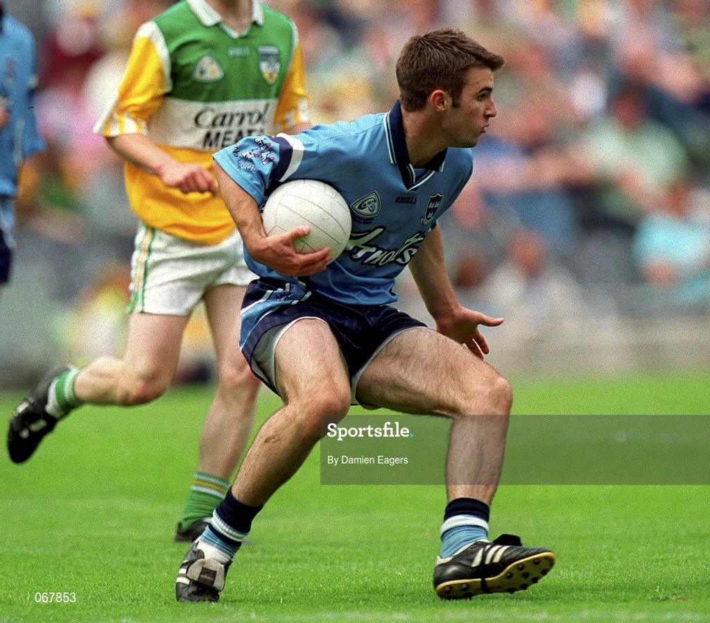 15 July 2001; Bryan Cullen of Dublin during the Leinster Minor Football Championship Final match between Dublin and Offaly in Croke Park, Dublin. Photo by Damien Eagers/Sportsfile