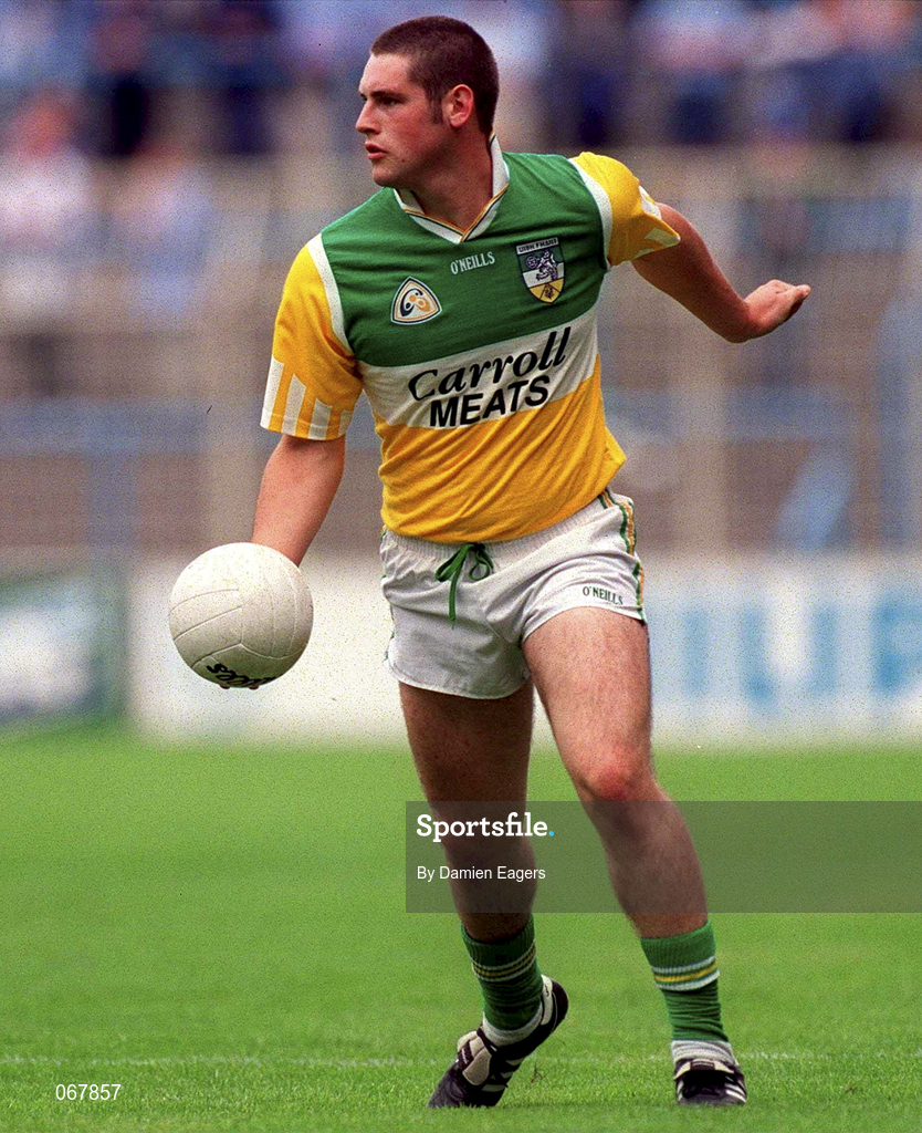 15 July 2001; Mark Deehan of Offaly during the Leinster Minor Football Championship Final match between Dublin and Offaly in Croke Park, Dublin. Photo by Damien Eagers/Sportsfile