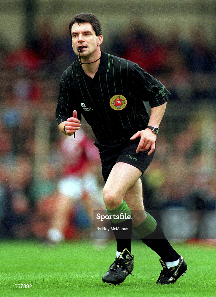 18 September 1994; Referee Pat Casserly during the All-Ireland Minor Football Championship Final between Kerry and Galway at Croke Park in Dublin. Photo by Ray McManus/Sportsfile