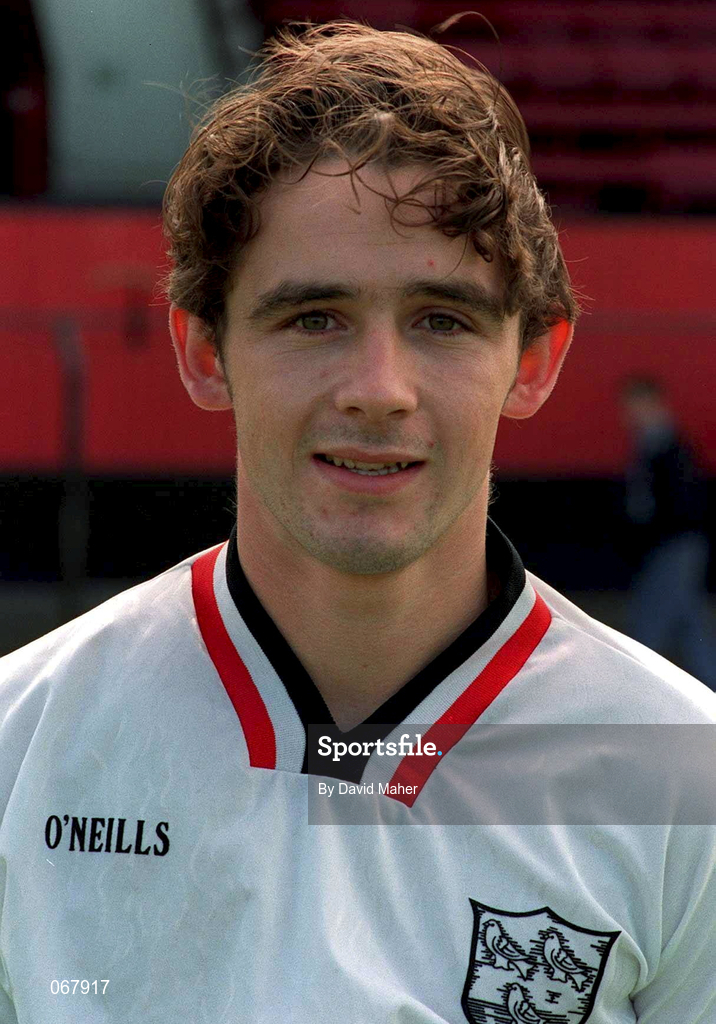 28 August 1994; Matt Britton of Dundalk prior to the Bord Gáis National League Premier Division match between Bohemians and Dundalk at Dalymount Park in Dublin. Photo by David Maher/Sportsfile
