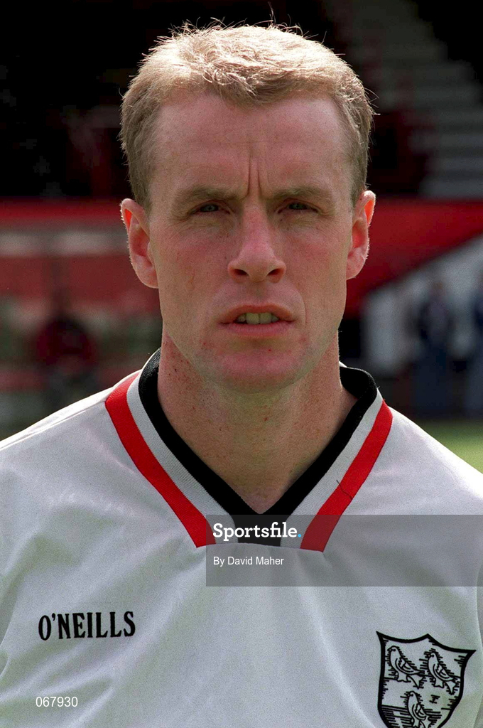 28 August 1994; James Coll of Dundalk prior to the Bord Gáis National League Premier Division match between Bohemians and Dundalk at Dalymount Park in Dublin. Photo by David Maher/Sportsfile