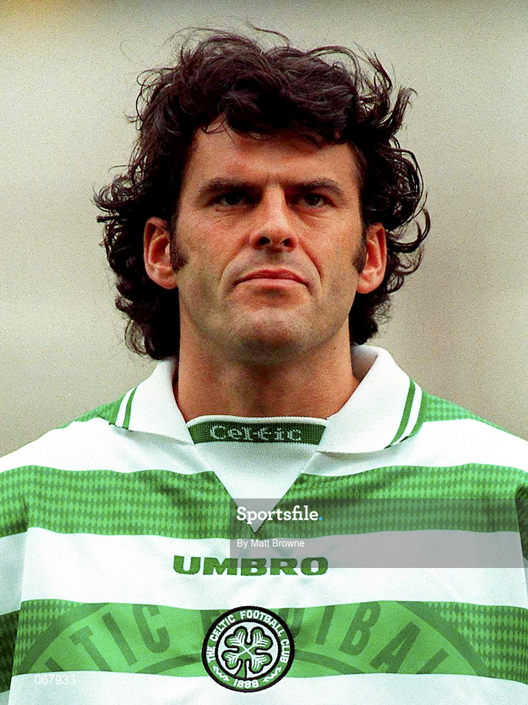 15 July 1997; Darren Jackson of Celtic FC prior to the Irish international soccer tournament match between Derry City and Celtic FC at Lansdowne Road in Dublin. Photo by Matt Browne/Sportsfile