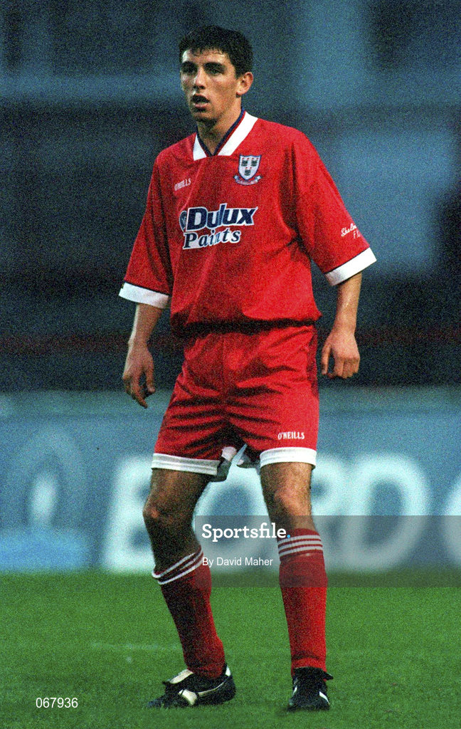 31 August 1994; David Smith of Shelbourne during the Bord Gáis National League Premier Division match between Shelbourne and Cobh Ramblers at Tolka Park in Dublin. Photo by David Maher/Sportsfile