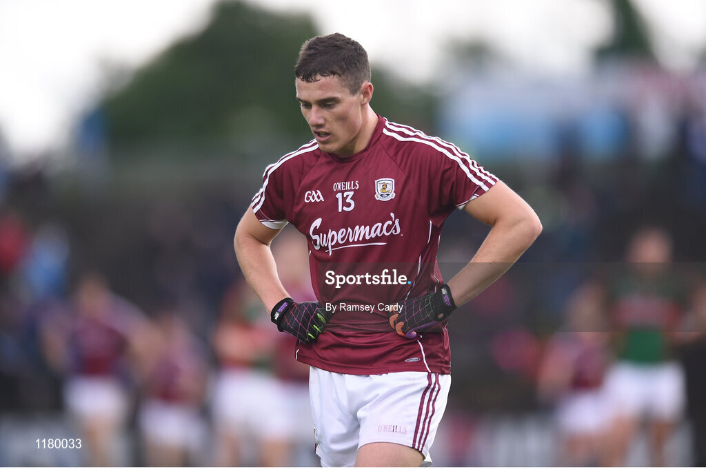 18 June 2016; Eamonn Brannigan of Galway during the Connacht GAA Football Senior Championship Semi-Final match between Mayo and Galway at Elverys MacHale Park in Castlebar, Co Mayo. Photo by Ramsey Cardy/Sportsfile