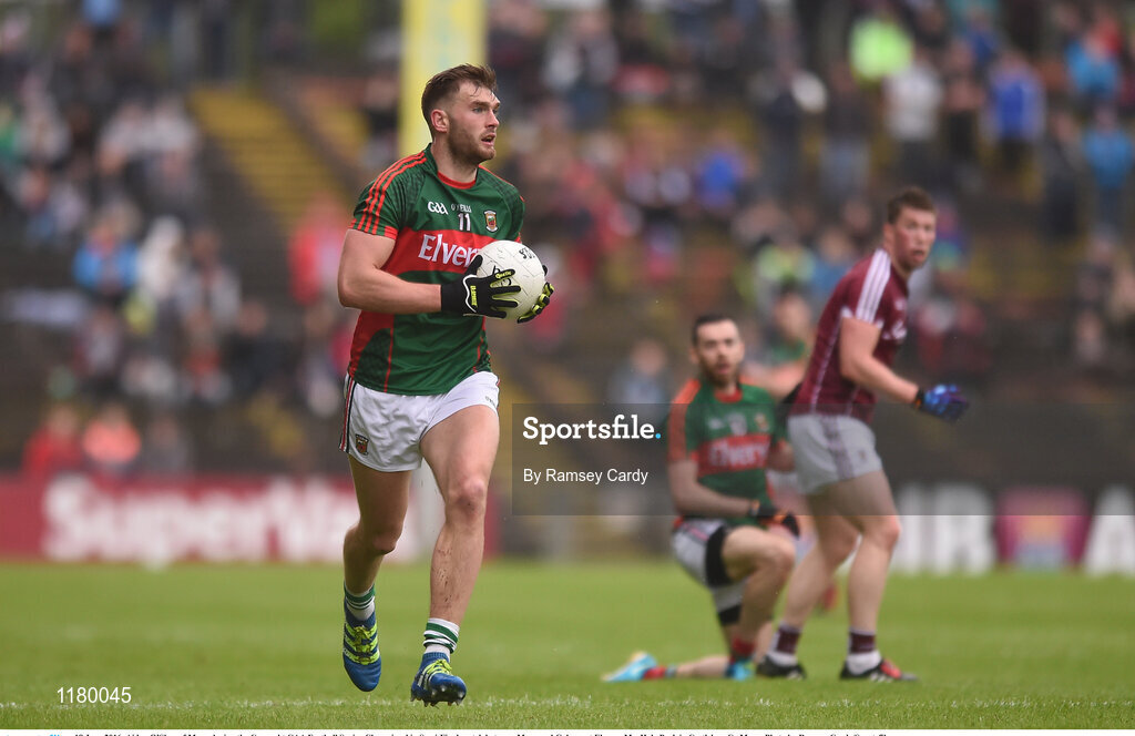 18 June 2016; Aidan O’Shea of Mayo during the Connacht GAA Football Senior Championship Semi-Final match between Mayo and Galway at Elverys MacHale Park in Castlebar, Co Mayo. Photo by Ramsey Cardy/Sportsfile