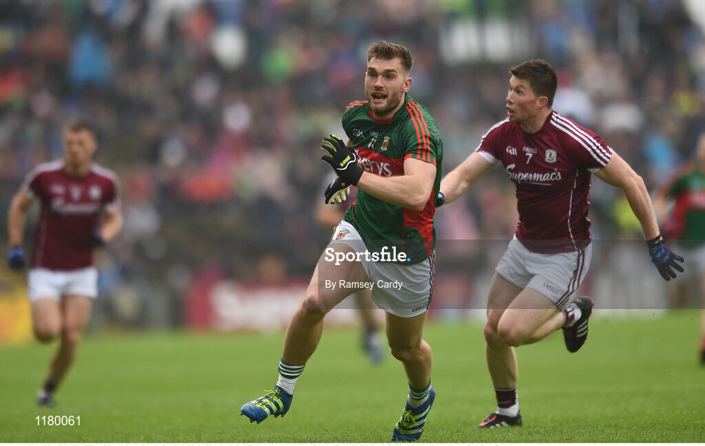 18 June 2016; Aidan O’Shea of Mayo during the Connacht GAA Football Senior Championship Semi-Final match between Mayo and Galway at Elverys MacHale Park in Castlebar, Co Mayo. Photo by Ramsey Cardy/Sportsfile