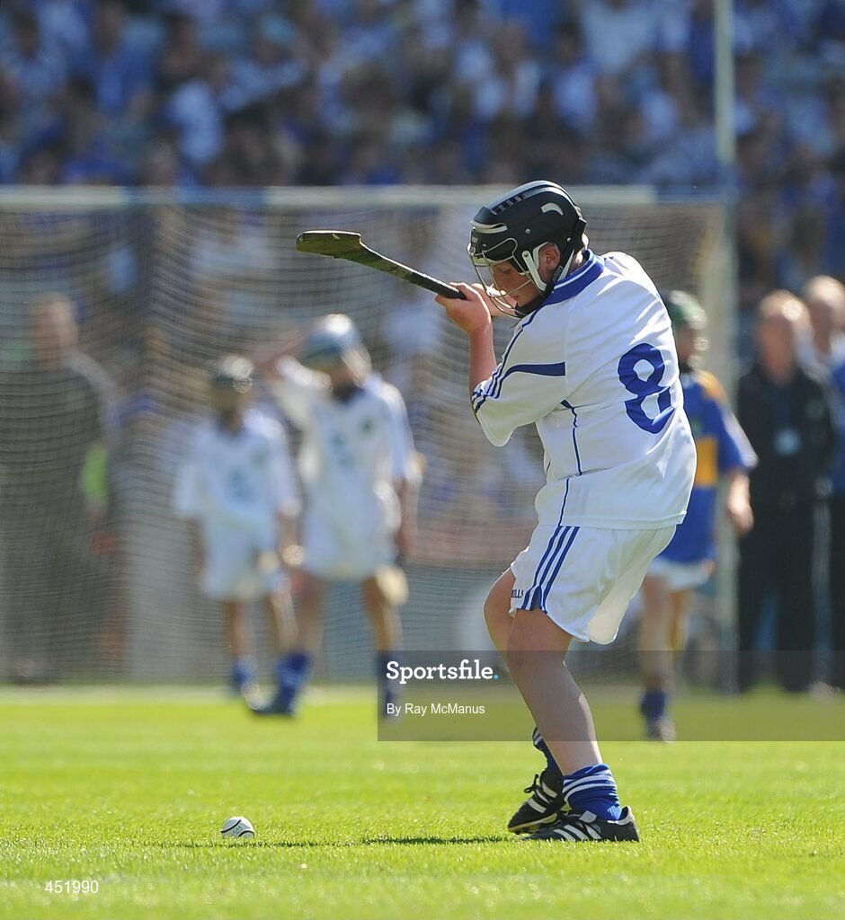 15 August 2010; Brian McPartland, C.B.S., Doon, Co. Limerick, representing Waterford. GAA INTO Mini-Sevens during half time of the GAA Hurling All-Ireland Senior Championship Semi-Final, Waterford v Tipperary, Croke Park, Dublin. Picture credit: Ray McManus / SPORTSFILE