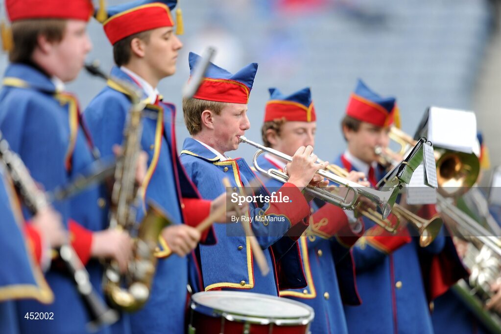 10 July 2010; Members of the Artane School of Music during half time. GAA Football All-Ireland Senior Championship Qualifier, Round 2, Dublin v Tipperary, Croke Park, Dublin. Picture credit: Ray McManus / SPORTSFILE