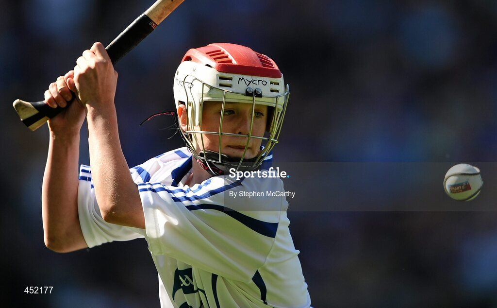 15 August 2010; John Mullins, Scoil Eoin Baiste S.N.S., Clontarf, Co. Dublin, representing Waterford. GAA INTO Mini-Sevens during half time of the GAA Hurling All-Ireland Senior Championship Semi-Final, Waterford v Tipperary, Croke Park, Dublin. Picture credit: Stephen McCarthy / SPORTSFILE